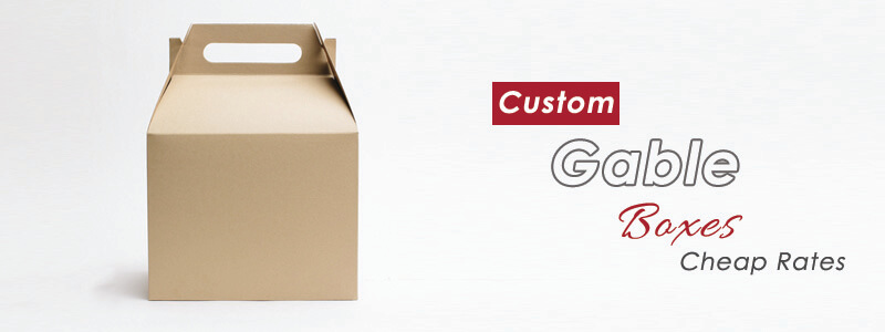 Custom Printed Gable Boxes Wholesale